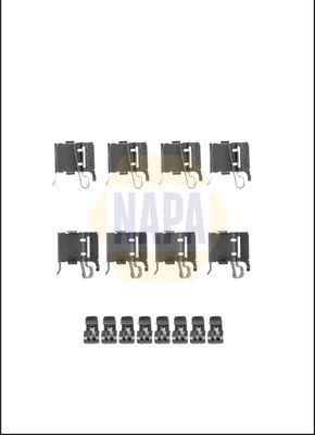 Napa NFK1123 Accessory Kit, disc brake pad - 1