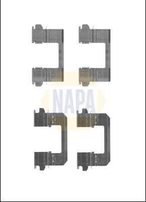 Napa NFK1131 Accessory Kit, disc brake pad - 1