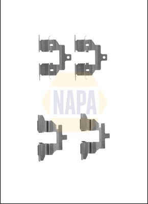 Napa NFK1132 Accessory Kit, disc brake pad - 1