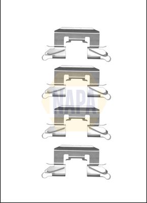 Napa NFK1140 Accessory Kit, disc brake pad - 1