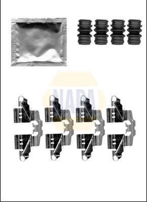 Napa NFK1147 Accessory Kit, disc brake pad - 1