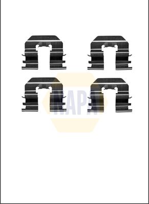 Napa NFK1154 Accessory Kit, disc brake pad - 1