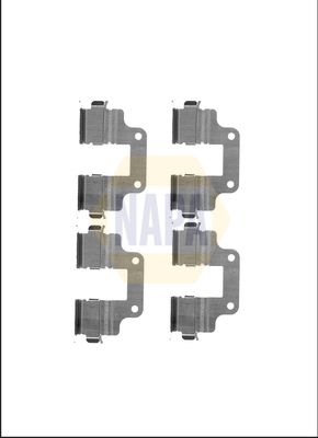 Napa NFK1155 Accessory Kit, disc brake pad - 1