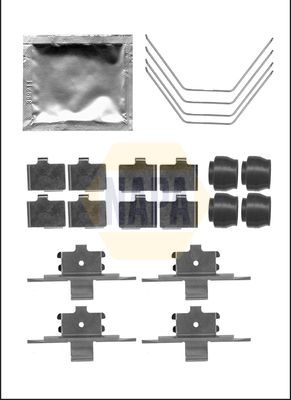 Napa NFK1157 Accessory Kit, disc brake pad - 1