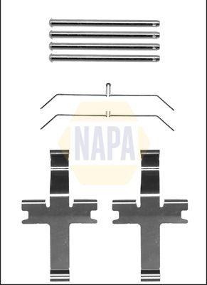 Napa NFK1176 Accessory Kit, disc brake pad - 1