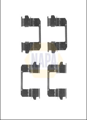 Napa NFK1193 Accessory Kit, disc brake pad - 1