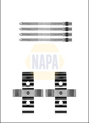 Napa NFK1198 Accessory Kit, disc brake pad - 1
