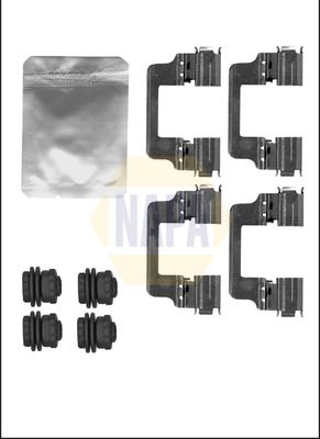 Napa NFK1210 Accessory Kit, disc brake pad - 1
