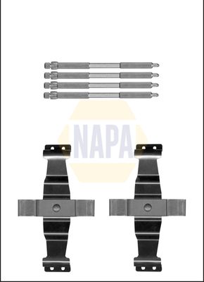 Napa NFK1222 Accessory Kit, disc brake pad - 1