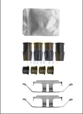 Napa NFK1233 Accessory Kit, disc brake pad - 1