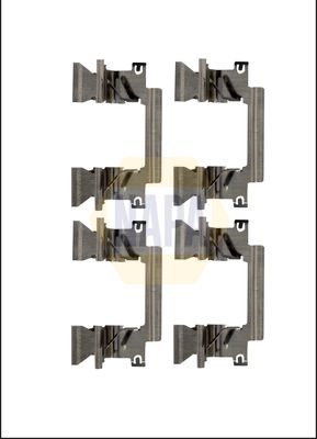 Napa NFK1249 Accessory Kit, disc brake pad - 1