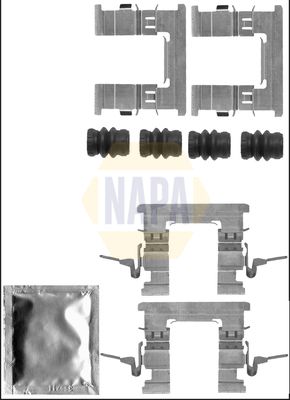 Napa NFK1250 Accessory Kit, disc brake pad - 1