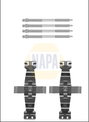 Napa NFK1265 Accessory Kit, disc brake pad - 1