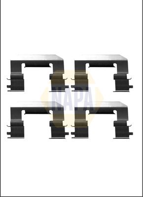 Napa NFK1266 Accessory Kit, disc brake pad - 1
