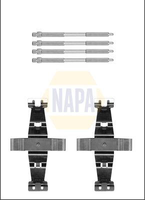 Napa NFK1281 Accessory Kit, disc brake pad - 1