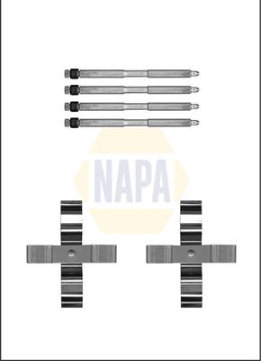 Napa NFK1292 Accessory Kit, disc brake pad - 1