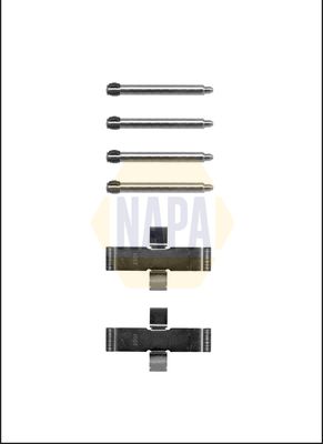Napa NFK1294 Accessory Kit, disc brake pad - 1