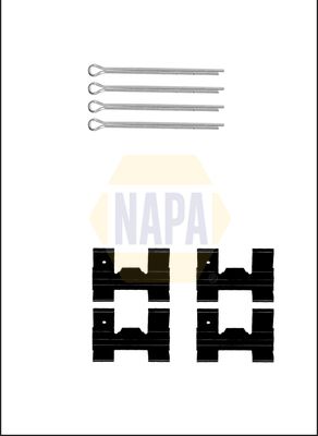 Napa NFK1298 Accessory Kit, disc brake pad - 1
