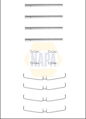 Napa NFK1299 Accessory Kit, disc brake pad - 1