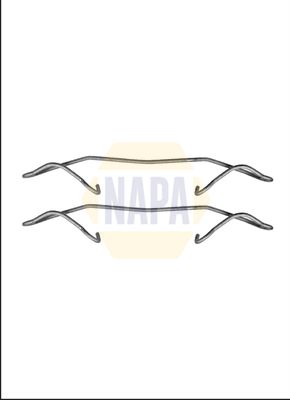 Napa NFK1313 Accessory Kit, disc brake pad - 1