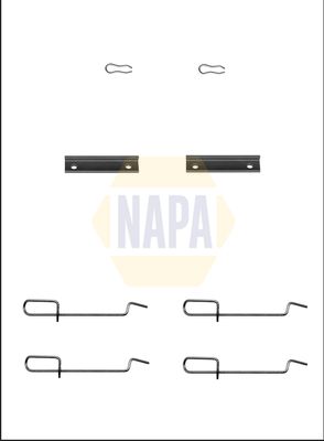 Napa NFK1317 Accessory Kit, disc brake pad - 1
