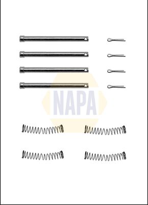 Napa NFK1325 Accessory Kit, disc brake pad - 1