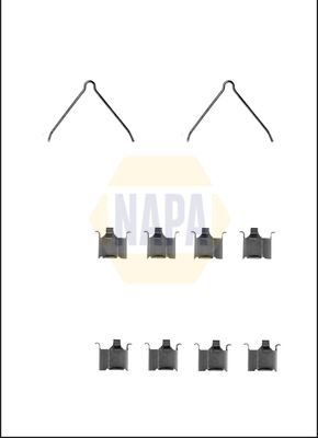 Napa NFK1326 Accessory Kit, disc brake pad - 1
