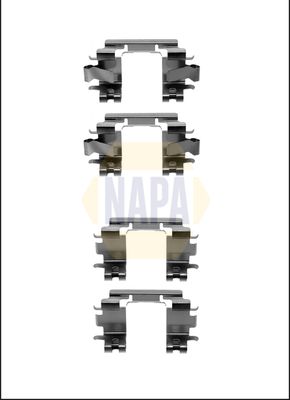 Napa NFK1349 Accessory Kit, disc brake pad - 1