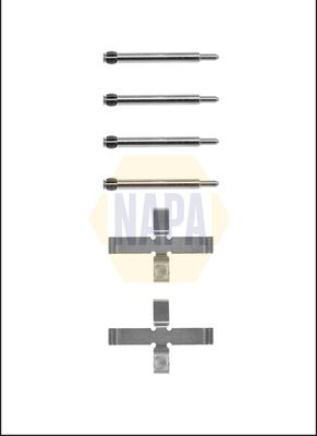 Napa NFK1357 Accessory Kit, disc brake pad - 1