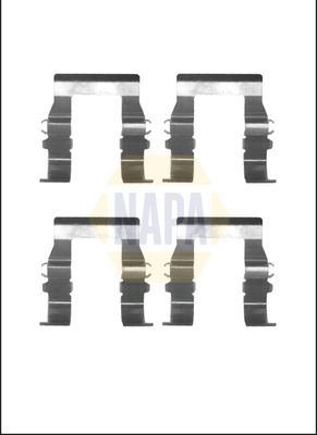 Napa NFK1360 Accessory Kit, disc brake pad - 1