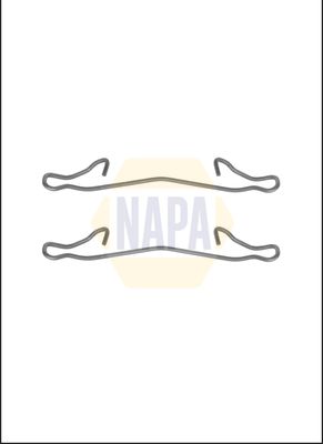 Napa NFK1361 Accessory Kit, disc brake pad - 1