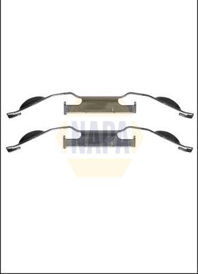 Napa NFK1380 Accessory Kit, disc brake pad - 1