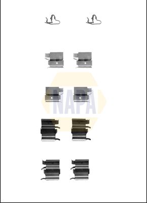 Napa NFK1385 Accessory Kit, disc brake pad - 1