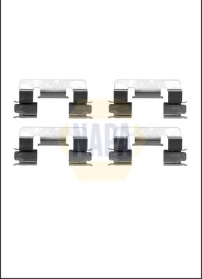 Napa NFK1386 Accessory Kit, disc brake pad - 1