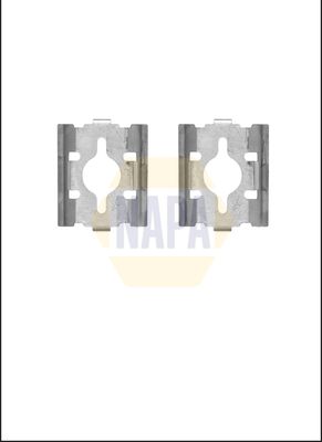 Napa NFK1395 Accessory Kit, disc brake pad - 1