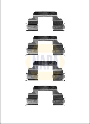 Napa NFK1396 Accessory Kit, disc brake pad - 1