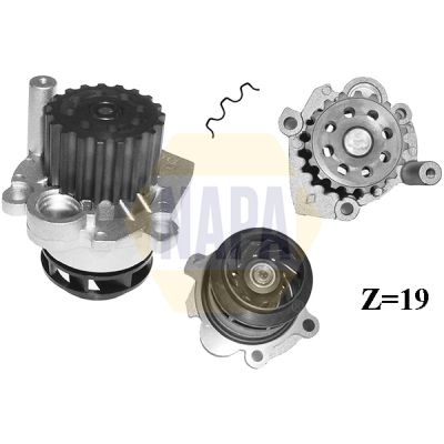 Napa NWP1060 Water Pump, engine cooling - 1