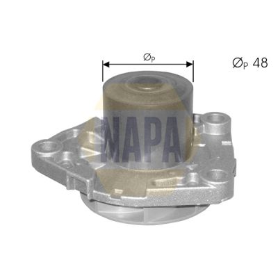 Napa NWP1080 Water Pump, engine cooling - 1