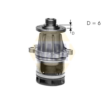 Napa NWP1092 Water Pump, engine cooling - 1
