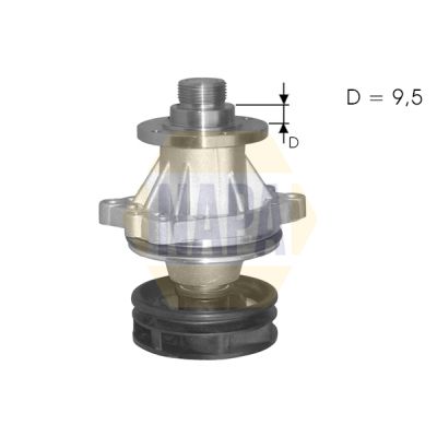 Napa NWP1093 Water Pump, engine cooling - 1