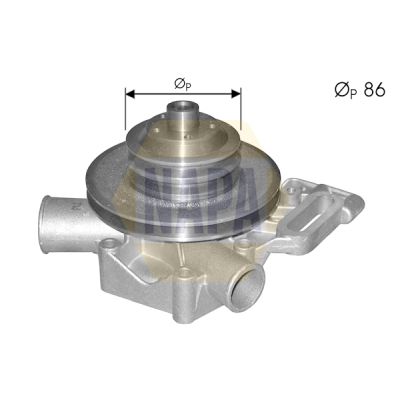Napa NWP1134 Water Pump, engine cooling - 1