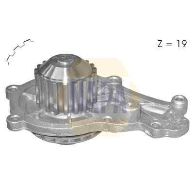 Napa NWP1143 Water Pump, engine cooling - 1
