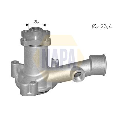Napa NWP1179 Water Pump, engine cooling - 1