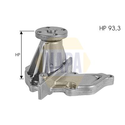 Napa NWP1190 Water Pump, engine cooling - 1