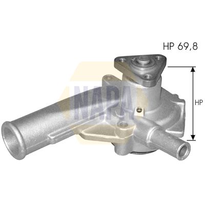Napa NWP1192 Water Pump, engine cooling - 1