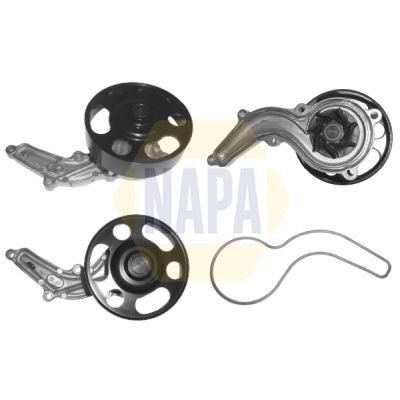 Napa NWP1233 Water Pump, engine cooling - 1