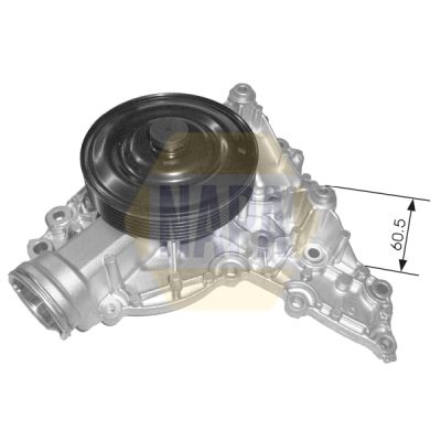 Napa NWP1338 Water Pump, engine cooling - 1