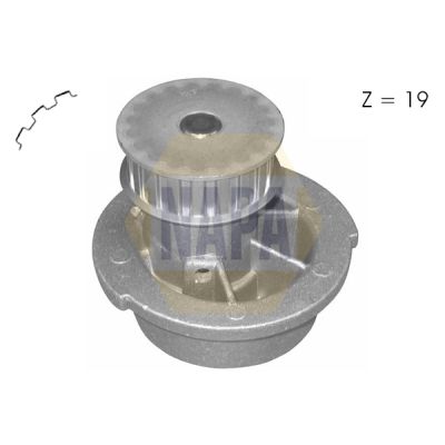 Napa NWP1395 Water Pump, engine cooling - 1