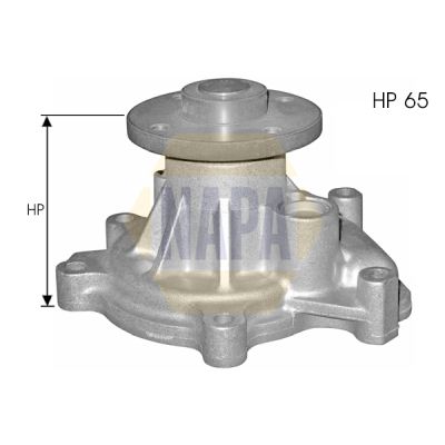 Napa NWP1518 Water Pump, engine cooling - 1