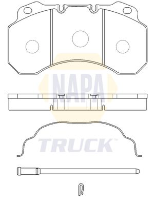 Napa Truck NTBP291001 Brake Pad Set, disc brake - 1